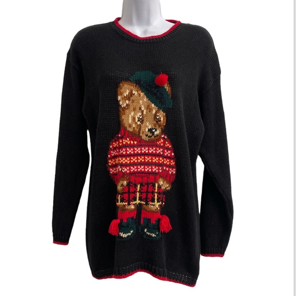 Vintage 90s Sweater Eagles Eye Novelty Christmas holiday
Bear oversized sweater - Picture 2 of 6